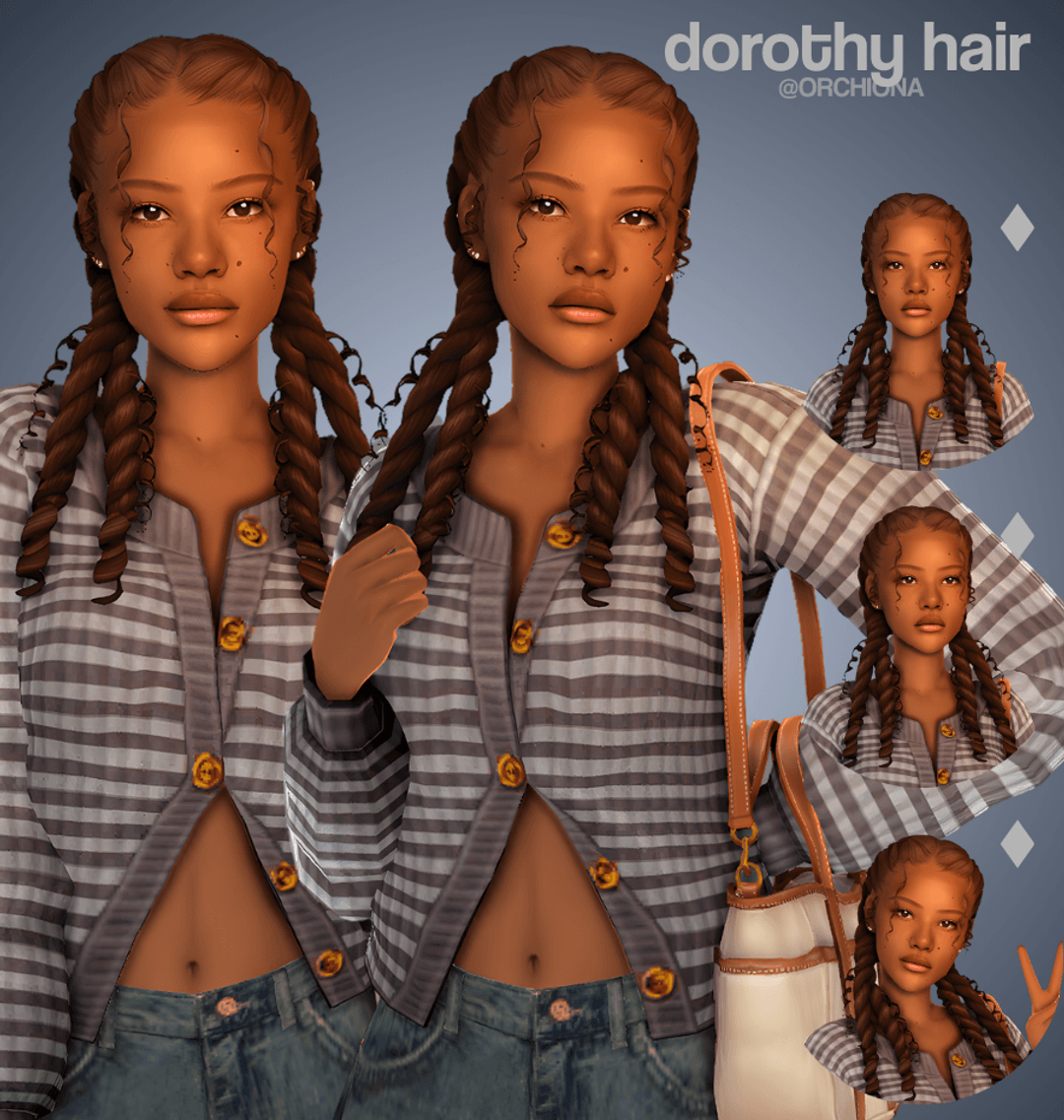 Скриншот мода Прическа Dorothy hair
